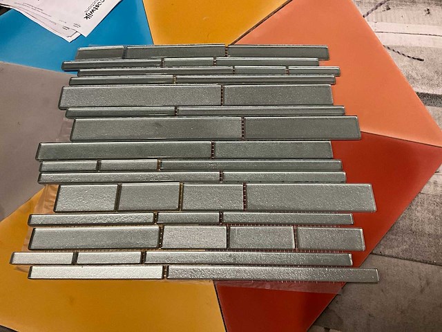 Interloc mat grote partij glas mozaïek - afbeelding 1 van  3