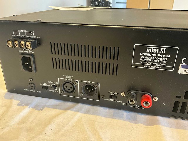 Interm pa-9336 versterker - afbeelding 4 van  5