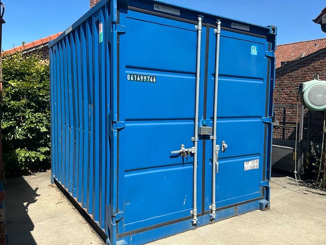 Intermat plaatstalen werfcontainer - afbeelding 2 van  5