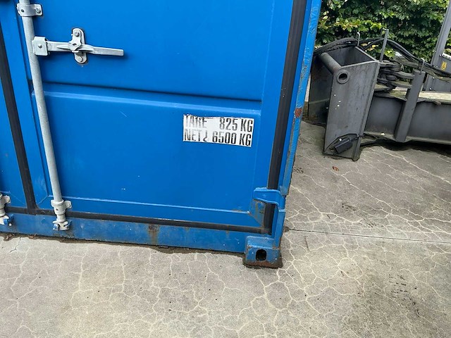 Intermat plaatstalen werfcontainer - afbeelding 4 van  5