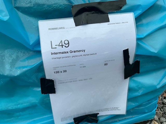 Intermatex gramercy vloertegel (85x) - afbeelding 2 van  3