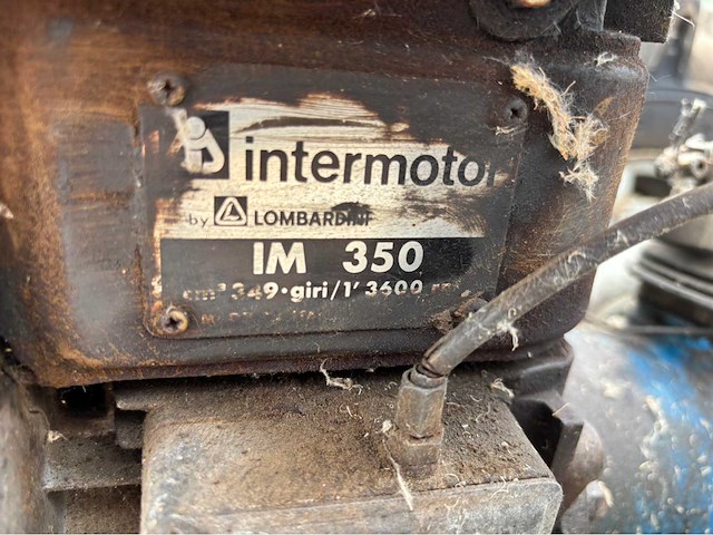 Intermotor by lombardini im 350 met bcs frees tweewielaangedreven landbouwtractor - motoculteur - grond, bakfrees - afbeelding 2 van  16
