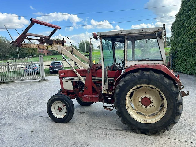 International case - 1978 - 844 sb-f met gilles voorlader - oldtimer tractor - afbeelding 12 van  19