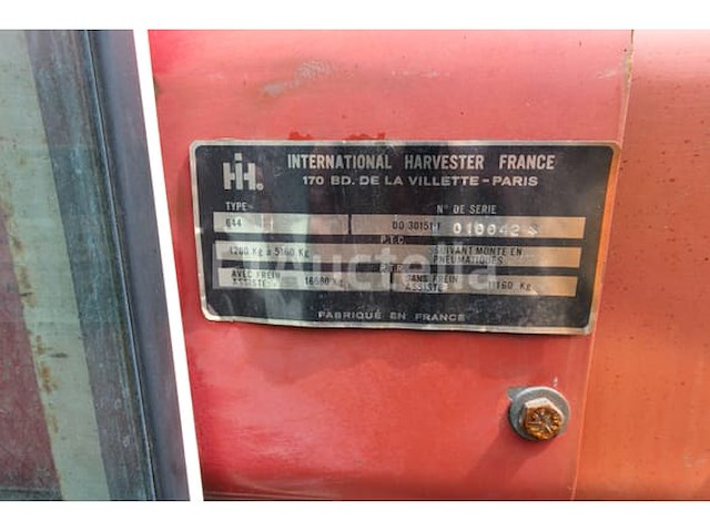 International harvester 644 tractor (1.088 uren - chassis:010042) - afbeelding 20 van  31