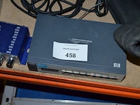 Internet switch hp, 2 detector rfid, wire tracker unit, multimeter prolife, etiketprinter dymo, pa desk microfoon monacor, dopsleutelset, bitset - afbeelding 7 van  11