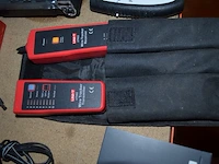 Internet switch hp, 2 detector rfid, wire tracker unit, multimeter prolife, etiketprinter dymo, pa desk microfoon monacor, dopsleutelset, bitset - afbeelding 11 van  11