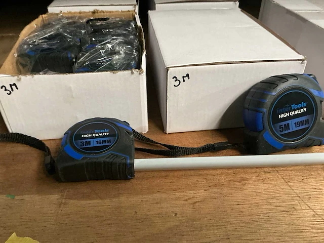 Intertools assortiment rolmeters met rem - afbeelding 2 van  5