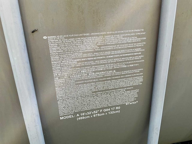 Intex - g04 17 r0 - piscine 10m x 5m hors terre - afbeelding 6 van  14