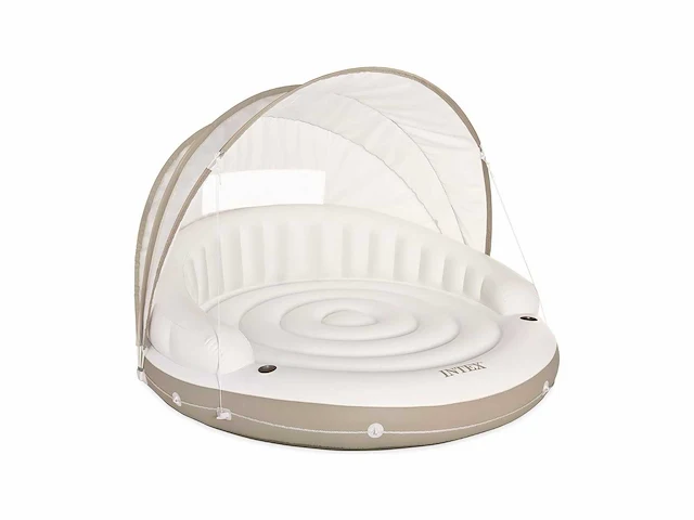 Intex caribische luxe eilandbed luchtbed 199x150 cm - afbeelding 1 van  3