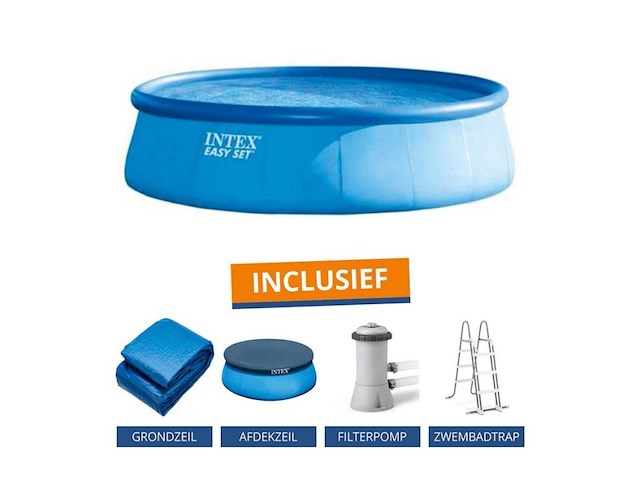 Intex easy 457x107cm pakket - afbeelding 2 van  3