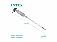 Intex handzame onderwaterstofzuiger, op batterijen werkende zwembadstofzuiger, grijs - afbeelding 1 van  2