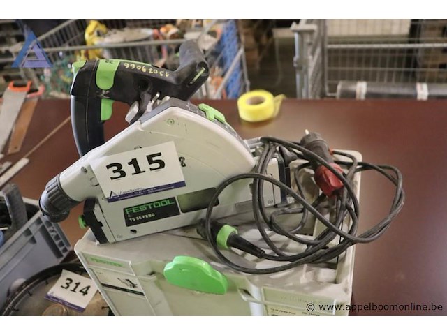 Invalcirkelzaag - festool - ts 55 febq - afbeelding 1 van  3
