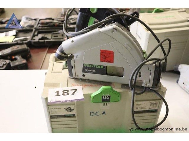 Invalcirkelzaag - festool - ts 55 rebq toebehoren - festool - koffer - afbeelding 1 van  3