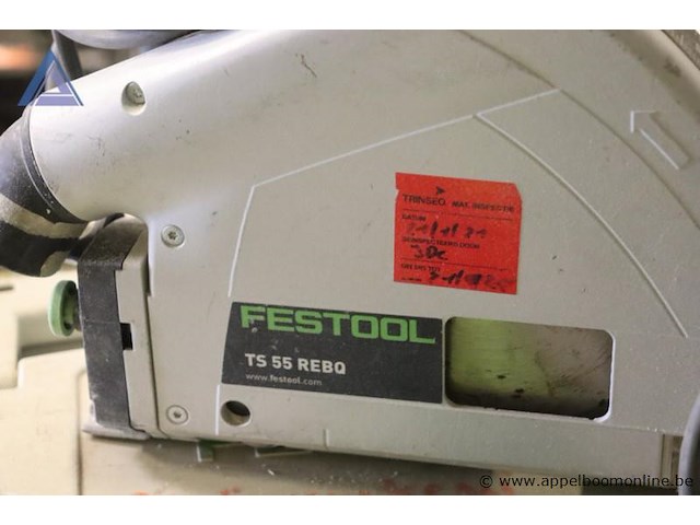 Invalcirkelzaag - festool - ts 55 rebq toebehoren - festool - koffer - afbeelding 2 van  3