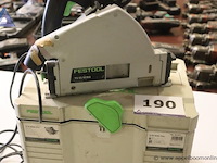 Invalcirkelzaag - festool - ts 55 rebq toebehoren - festool - koffer - afbeelding 1 van  3