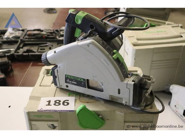 Invalcirkelzaag - festool - ts 55 rebq toebehoren - koffer - afbeelding 1 van  3