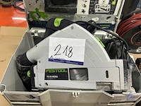 Invalcirkelzaag festool ts 55 rebq, in koffer.