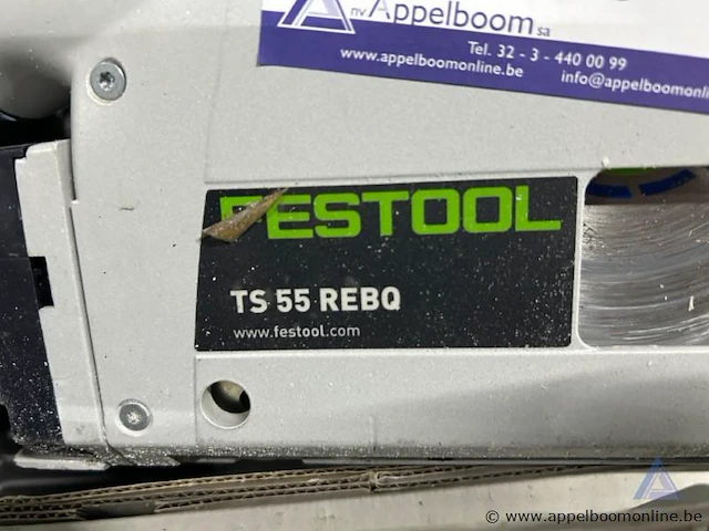 Invalcirkelzaag festool ts 55 rebq, in koffer. - afbeelding 2 van  2