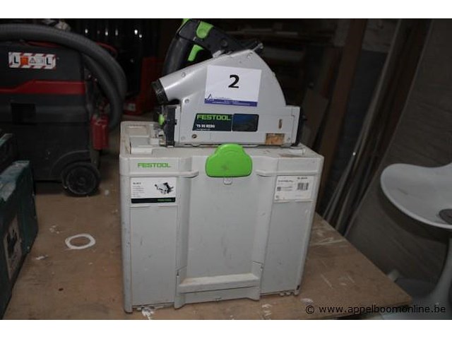 Invalcirkelzaagmachine festool, ts 55 rebq - afbeelding 1 van  2