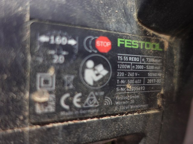 Invalzaag festool + geleidingslat - afbeelding 5 van  6