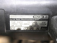 Invalzaag holz-her 2372, 1,3 kw, 230 v, serienummer 01029, inclusief koffer, werking niet gekend - afbeelding 2 van  2
