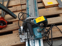 Invalzaag makita + geleidingslat - afbeelding 1 van  5