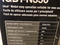 Inverter lasapparaat igbt-n350 300a - afbeelding 2 van  2