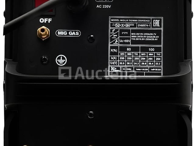 Inverter lasmachine 255a mig/flux/mma/tig/alu kraft&dele - afbeelding 3 van  5