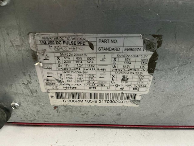 Inverter tig 200 dc pulse pfc tig-lasmachine - afbeelding 4 van  10