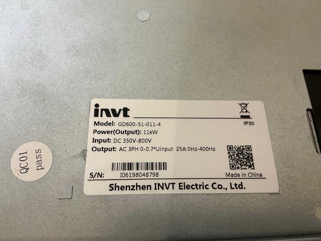 Invt goodrive600 gd600-51-011-4 inverter module - afbeelding 7 van  8