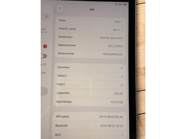 Ipad 8th gen. - afbeelding 3 van  6