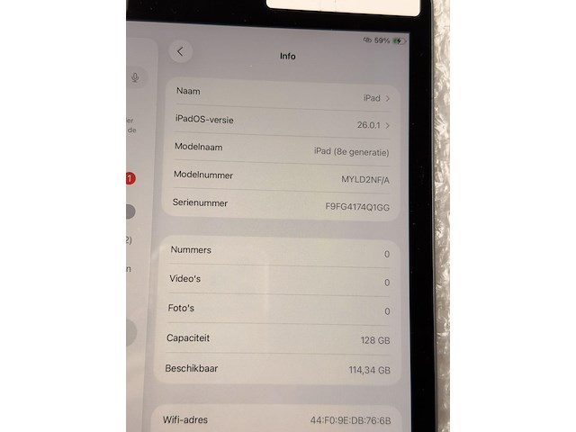 Ipad 8th gen. - afbeelding 3 van  5
