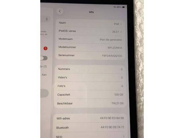 Ipad 8th gen. - afbeelding 2 van  6