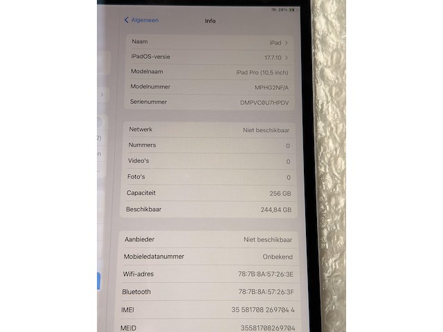 Ipad pro 10,5 inch - afbeelding 2 van  8