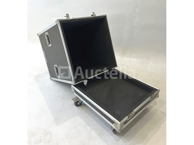 Ir16ur | stolp flightcase voor studio / binnen rack van 16u - afbeelding 2 van  4