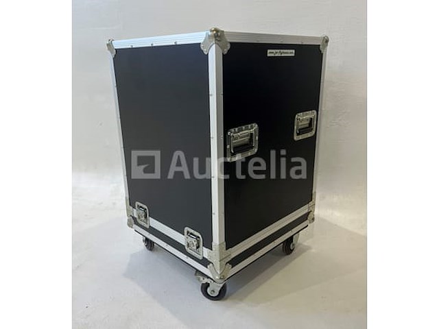 Ir16ur | stolp flightcase voor studio / binnen rack van 16u - afbeelding 3 van  4