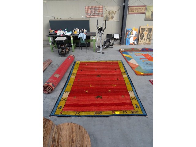 Iranees gabbeh tapijt - afbeelding 1 van  4