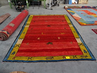 Iranees gabbeh tapijt - afbeelding 2 van  4