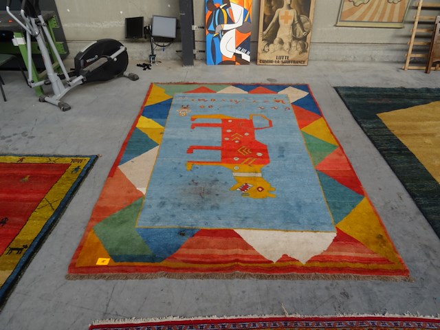 Iranees gabbeh tapijt - afbeelding 2 van  5