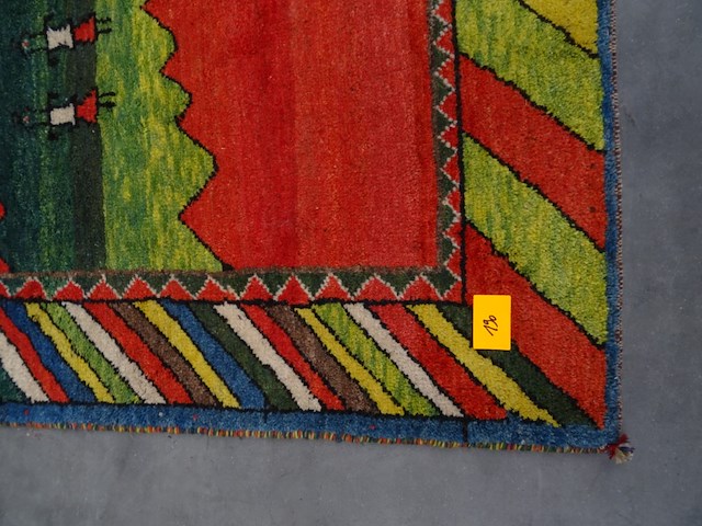 Iranees gabbeh tapijt - afbeelding 3 van  3