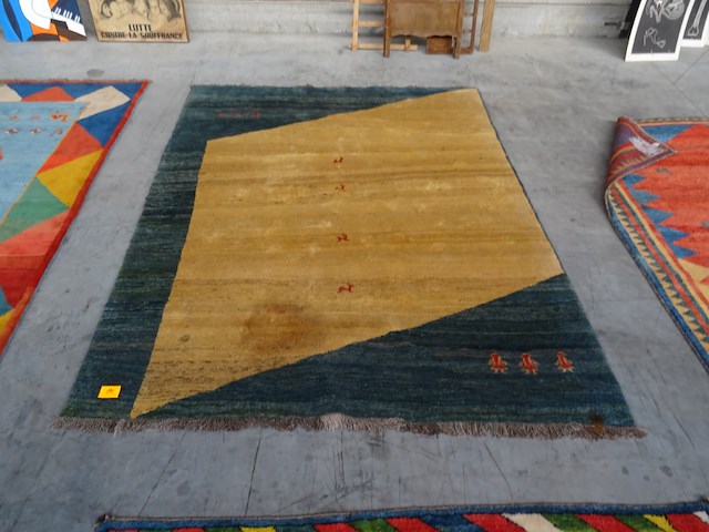 Iranees gabbeh tapijt - afbeelding 2 van  4