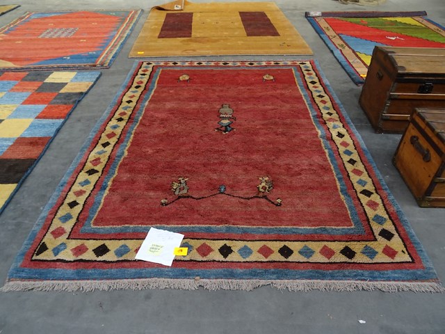 Iranees gabbeh tapijt - afbeelding 1 van  3