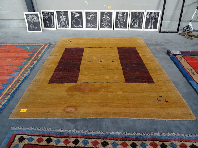 Iranees gabbeh tapijt - afbeelding 1 van  5