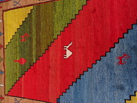 Iranees gabbeh tapijt - afbeelding 2 van  3