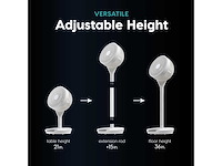Iris woozoo voetstukventilator met afstandsbediening, 360° oscillatie - afbeelding 4 van  11