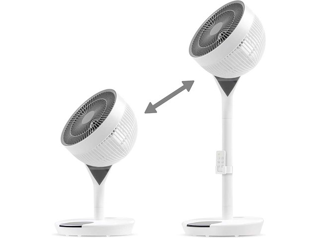 Iris woozoo voetstukventilator met afstandsbediening, 360° oscillatie - afbeelding 5 van  11
