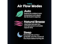 Iris woozoo voetstukventilator met afstandsbediening, 360° oscillatie - afbeelding 7 van  11
