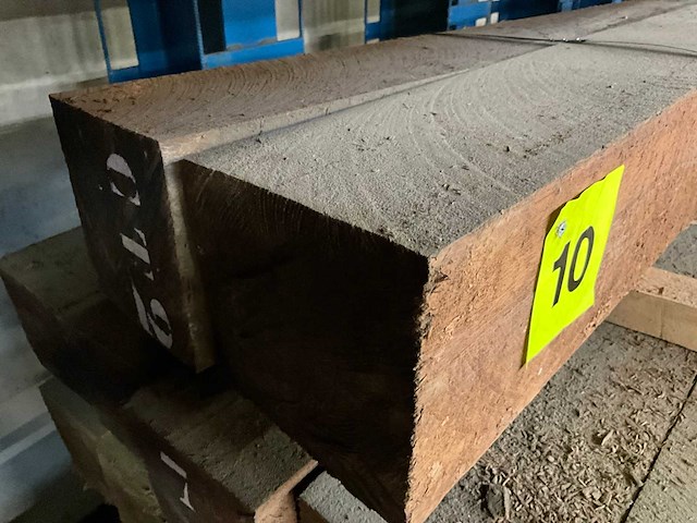 Iroko balken (12x) - afbeelding 3 van  4