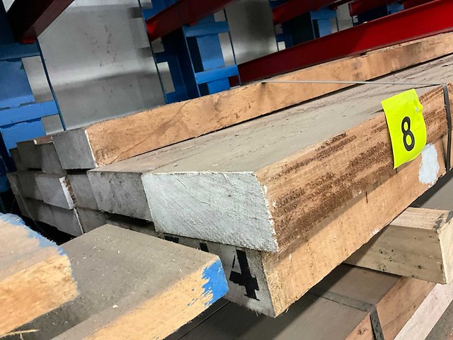 Iroko balken (16x) - afbeelding 3 van  3