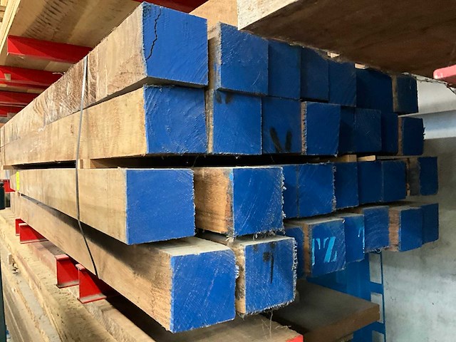 Iroko balken (37x) - afbeelding 2 van  3